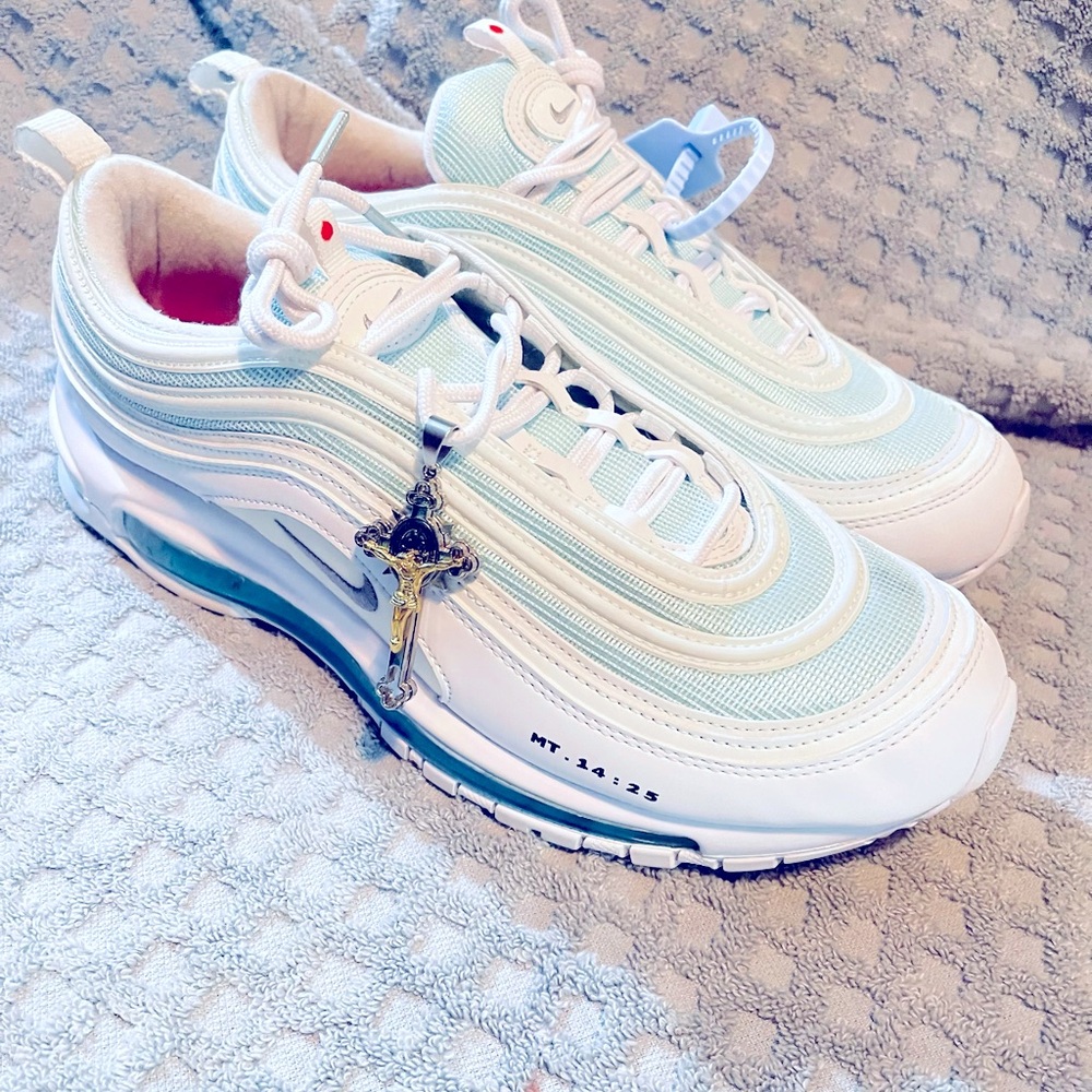 Authentic 2019 MSCHF x INRI Nike AirMax 97 “Jesus Shoes”